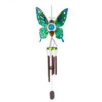 View 38" Solar Butterfly Chime Wind Chime