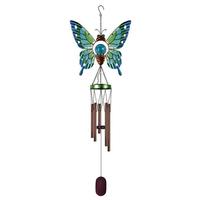 View 38" Solar Butterfly Chime Wind Chime