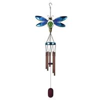 View 38" Solar Dragonfly Chime Wind Chime