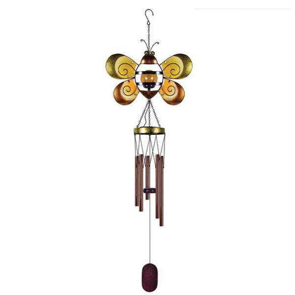 38" Solar Bee Chime Wind Chime