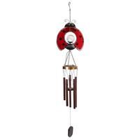 View 38" Solar Ladybug Chime Wind Chime