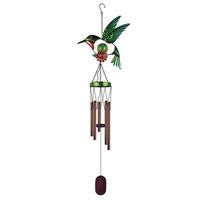 View 38" Solar Hummingbird Chime Wind Chime
