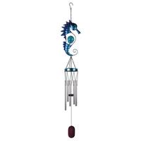 Sunset Vista Designs 45" Solar Seahorse Chime Wind Chime