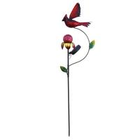 Sunset Vista Designs Solar Red Cardinal Sunset Vista Designs Stake
