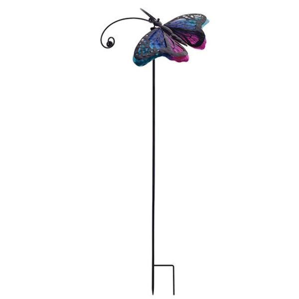 43.5" Blue Butterfly Wind Spinner