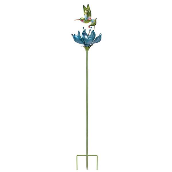 50" Green Hummingbird Wind Spinner