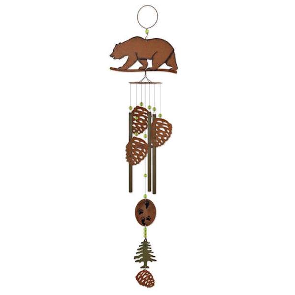 36" Rustic Grizzly Chime Wind Chime