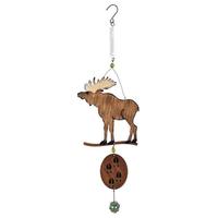 Sunset Vista Designs 17" Rustic Brown Moose Bouncy 