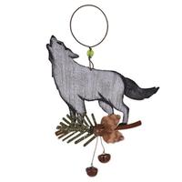 Sunset Vista Designs 10" Gray Wolf Ornament