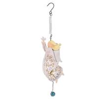 Sunset Vista Designs 11.5" White Peace Angel Bouncy 