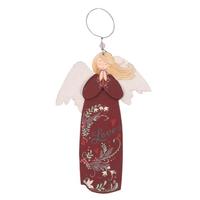 Sunset Vista Designs 12" Red Love Angel Ornament