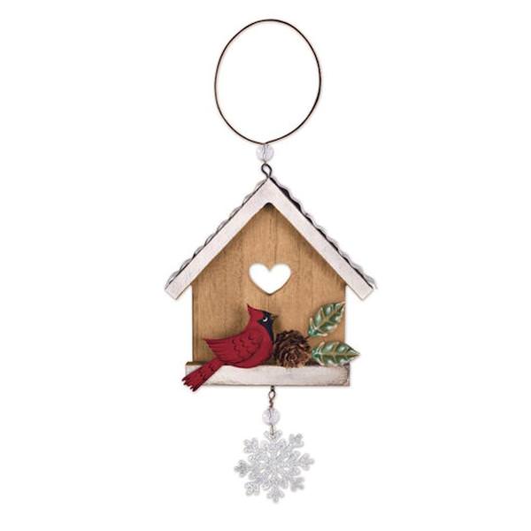 13.5" Cardinal House Ornament