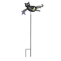 View Skeleton Cat Sunset Vista Designs Stake