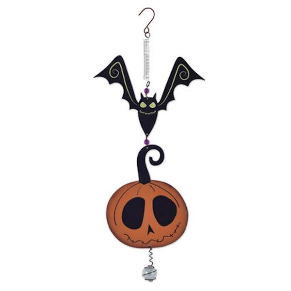 16" Glow in Dark Pumpkin and Bat Bouncy 