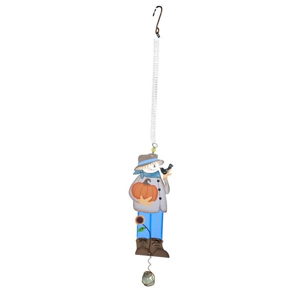11" Blue Scarecrow Bouncy 