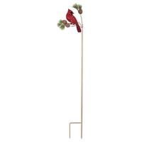 View Red Cardinal Sunset Vista Designs Stake