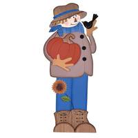 Sunset Vista Designs 36" Multi-Color Scarecrow Porch Sitter
