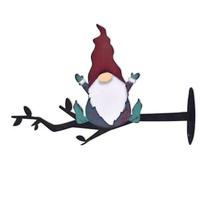 Sunset Vista Designs 12.25" Red Pointy Hat Gnome Fence Post Décor