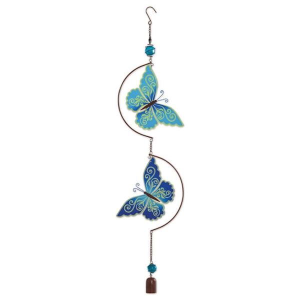 30" Blue Glow in the Dark Butterfly Dangler 