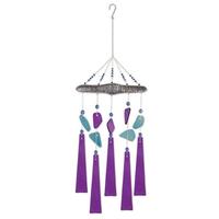 Sunset Vista Designs 17" Purple Sea Glass Wind Chime