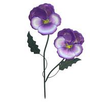 View Pansy Sunset Vista Designs Stake