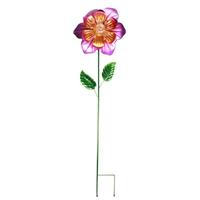 View 44" Solar Purple Coil Flower Sunset Vista Designs Stake