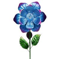 View 44" Solar Blue Coil Flower Sunset Vista Designs Stake