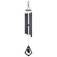 Sunset Vista Designs 54" Purple Agate Stone Chime Wind Chime