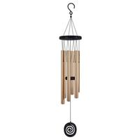 Sunset Vista Designs 38" Galaxy Champagne Gold Chime Wind Chime