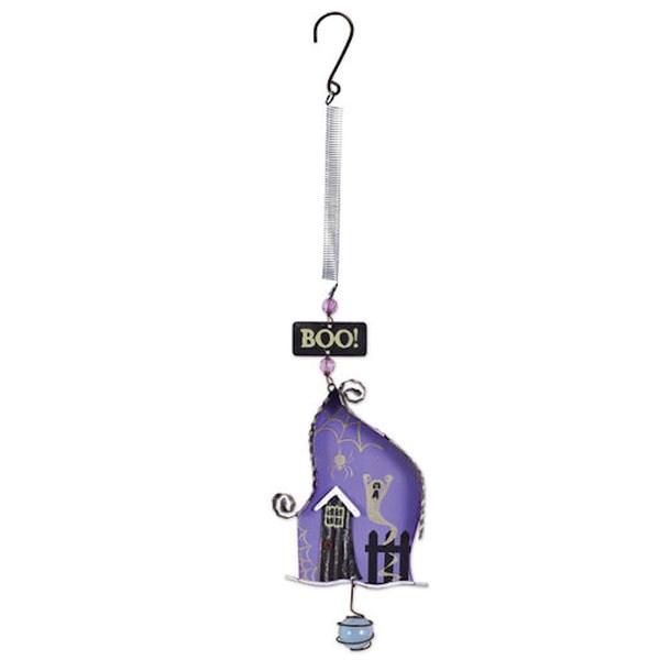 15" Purple Haunted House Bouncy 