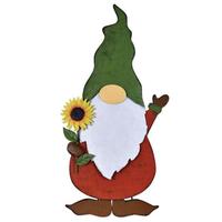 Sunset Vista Designs 24" Sunflower Gnome Porch Sitter