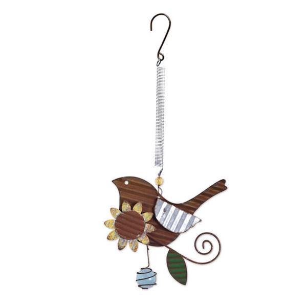 9.5" Rustic Bird Bouncy 