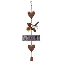 Sunset Vista Designs 28" Rust Bird Dangler Garden Bell