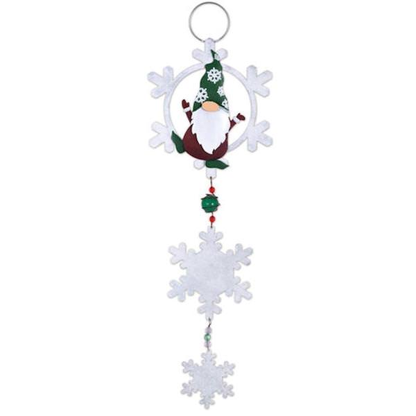 33" Snowflake Gnome Door Greeter