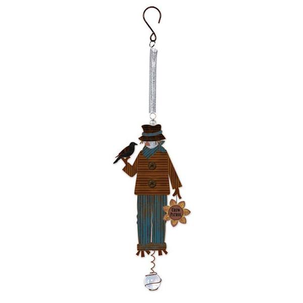 10" Rust Scarecrow Bouncy 