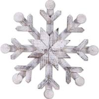 Sunset Vista Designs 10" White Wood Snowflake Sunset Vista Designs Wall Decor