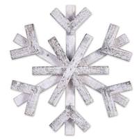 Sunset Vista Designs 18" White Wood Snowflake Sunset Vista Designs Wall Decor