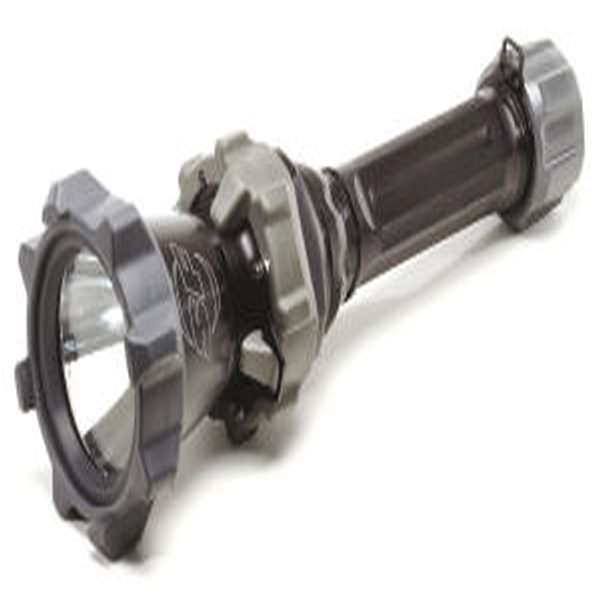 THE BEAST II Black Hard Anodized HID Flashlight