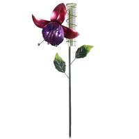 Sunset Vista Designs Fuchsia Rain Gauge Garden Stake