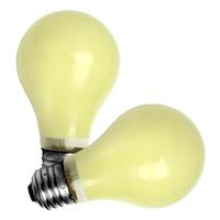 Sylvania 60 watt 120 volt A19 Medium Screw Base Yellow (2 pack)