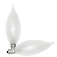 Sylvania 40 watt 120 volt B10 Candelabra Screw Base Long Life Frosted (2 pack)