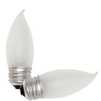 Sylvania 40 watt 120 volt B10 Medium Screw Base Long Life Frosted (2 pack)</b
