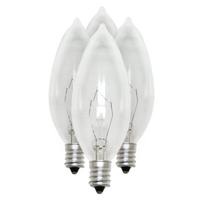 Sylvania 60 watt 120 volt B10 Candelabra Screw Base 2850K Warm White (4 pack)
