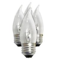 Sylvania 40 watt 120 volt B10 Medium Screw Base 2850K Warm White Dimmable (4 Pack)