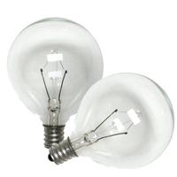 Satco 15 watt 120 volt G16.5 Candelabra Screw Base 2700K Warm White (2 pack)