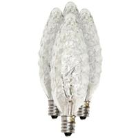 Sylvania 25 watt 120 volt B10 Candelabra Screw Base 2850K Warm White (4 pack)