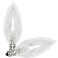 Sylvania 60 watt 120 volt B10 Candelabra Screw Base 2850K Warm White (2 pack)