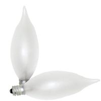 Sylvania 40 watt 120 volt B10 Candelabra Screw Base Frosted (2 pack)