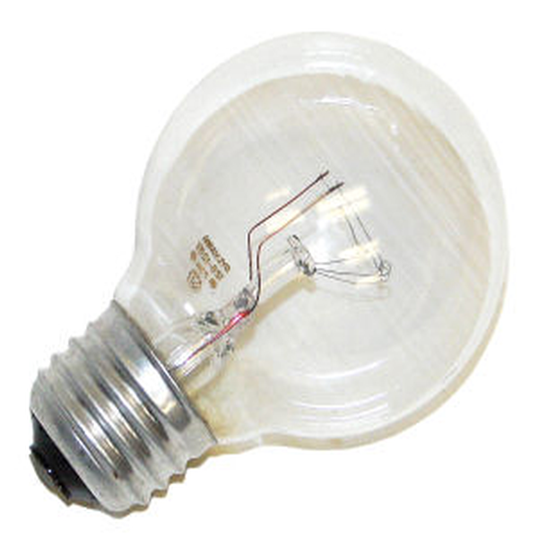 25 watt G18.5 Medium Screw (E26) Base Clear Decor Globe Incandescent
