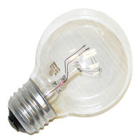 Sylvania 25 watt G18.5 Medium Screw (E26) Base Clear Decor Globe Incandescent